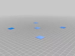 Darin Customized Bed Leveling Test - 5 squares