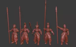 Elf Infantry / Spearmen Miniatures