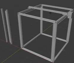 Ender 5 Plus Blender Drawing