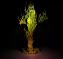 Fire Elemental - with Stone Base x 2
