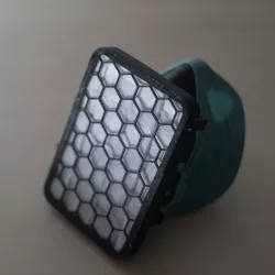 Flexible Half-Mask Respirator with Face-Sealing Gasket