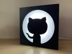 GitHub Illuminated Sign