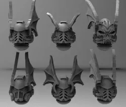 In Midnight Clad - Helmets