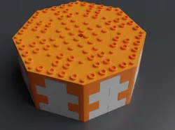 Lego compatible octogonal bricks 12
