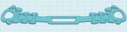 Mask Strap stable ribbon fixture + better ear saving