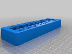 Metric Socket Organizer