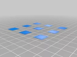 MP Select Mini V2 Bed Leveling Calibration Test Object