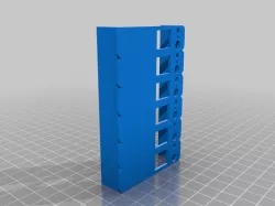My Customized 245~190 Customisable extruder temperature test object