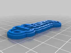 My Customized Multiline Tag or KeychainHarry