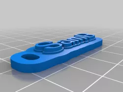 My Customized Multiline Tag or KeychainSamB