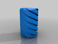My Customized Spiral vase soda can cooler