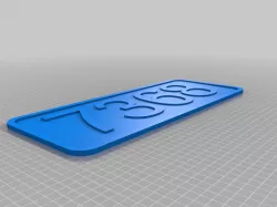 My Customized street number sign7368