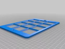 My Customizedtest , 3D-Printable Keyguard for Grid-based, Free-form, and Hybrid AAC Apps on Tablets