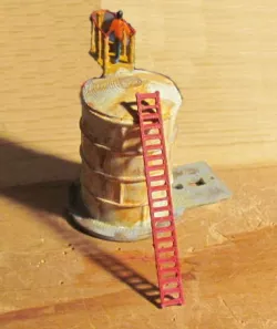 N Scale - 24 foot freestanding ladder