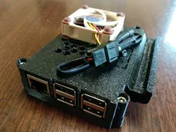 Octoprint - Raspberry Pi3 case with Noctua fan