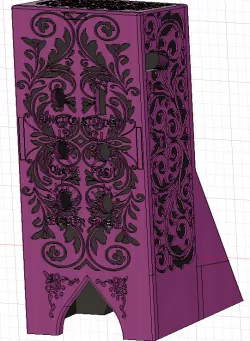 Open Theremin v3 Filigree Case With Stand/Legs