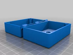 Parametric (F360) Hinged box with Magnetic Closure