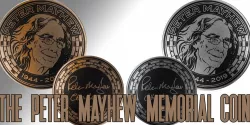 Peter Mayhew Memorial Coin Display Stand