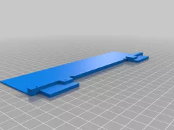 PowerBook 500 series hinge fix + center cover clip