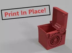 PRINT-IN-PLACE SPRING LOADED BOX