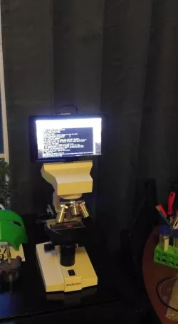 Raspberry Pi Camera System for a Binocular Microscope