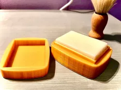 Shaving soap box