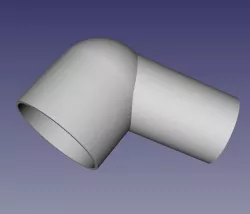 Table saw to vacuum cleaner adapter for bosch professional gts 635-216