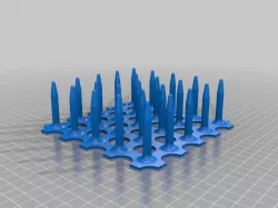 Thread spool holder for sewing (square shaped elements)