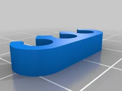 5mm x 3 cable clip