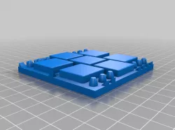 7 piece base plate