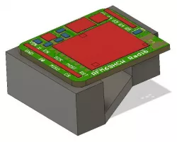 Adafruit RFM9x LoRa Radio Transceiver Breakouts Soldering Jig