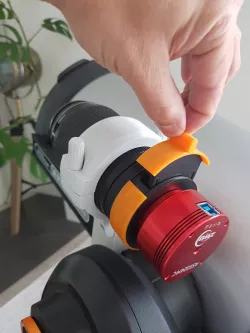 Adaptateur avec porte-filtre pour objectifs Canon et caméras ZWO ASI