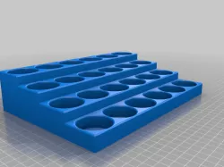 Airbrush bottle rack