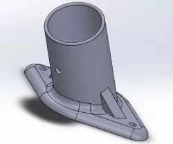 Angled Broom Head Mount