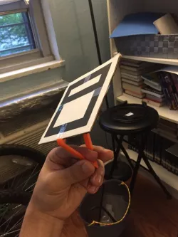 Aruco Head Tracker clothespin