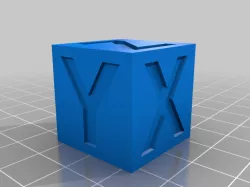 Calibration cube / cubo de calibración