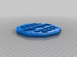 Dice Box and Tray for 18 Dice, 4 Minis, Pen
