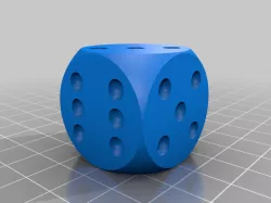 Dice D6 dots