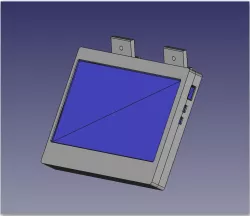 ELECROW 7 Inch 1024*600 HDMI LCD Display with Touch Screen Case