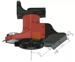 Equatorial mount for DSLR (for 51.4deg Lat - 3D printed)