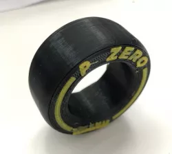 F1 Formula one parameterized tyre/tire generator, configurable openscad