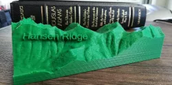 Hansen Ridge Topographical Trail Map