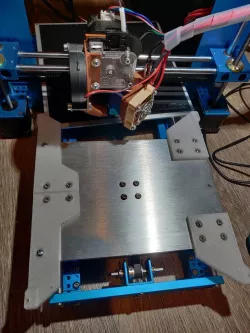 Heated bed mount for Makeblock mElephant 3D printer