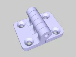 Hinge / M4 screws / 25mm offset