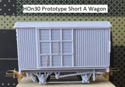 HOn42, HOn3.5, HOm, HOe, HOn30 Queensland Railways (QR) 14'6" A Wagon Short Version with louvered ends