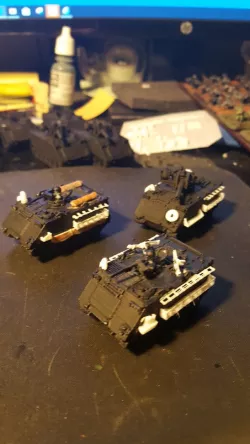 IDF M113 & M163 Upgrade kit for team yankee in 1:100th scale