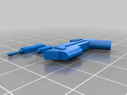 LEGO star wars DC17M (clone commando gun)