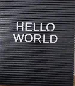 Letter Board (Customisable)