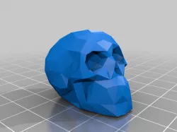 Low Poly Skull