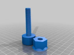 M10x1.5 50mm bolt and nut